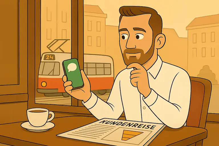 Between Trams, WhatsApp & Coffeehouses  Customer Reality: The art of understanding real paths in the funnel